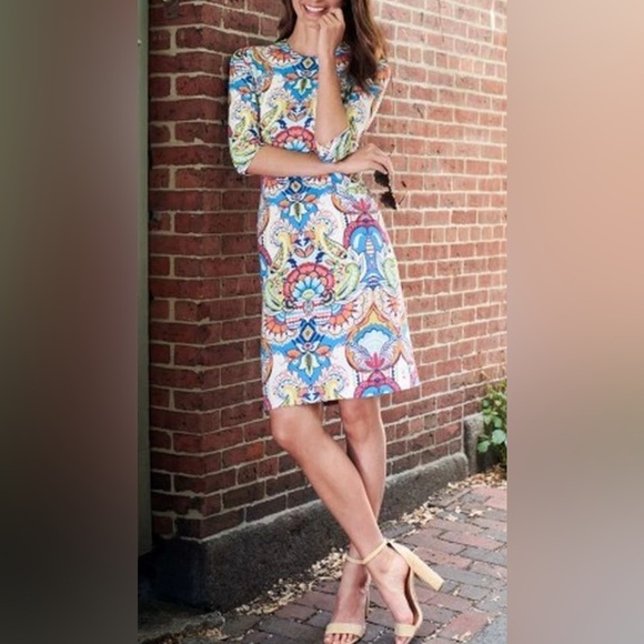 J. MCLAUGHLIN CATALYST DRESS IN MADRID PAISLEY S - Picture 14 of 15